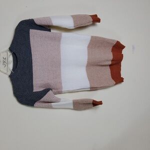 Shein Girls Long Sleeve Pullover knitted dress Size 8y